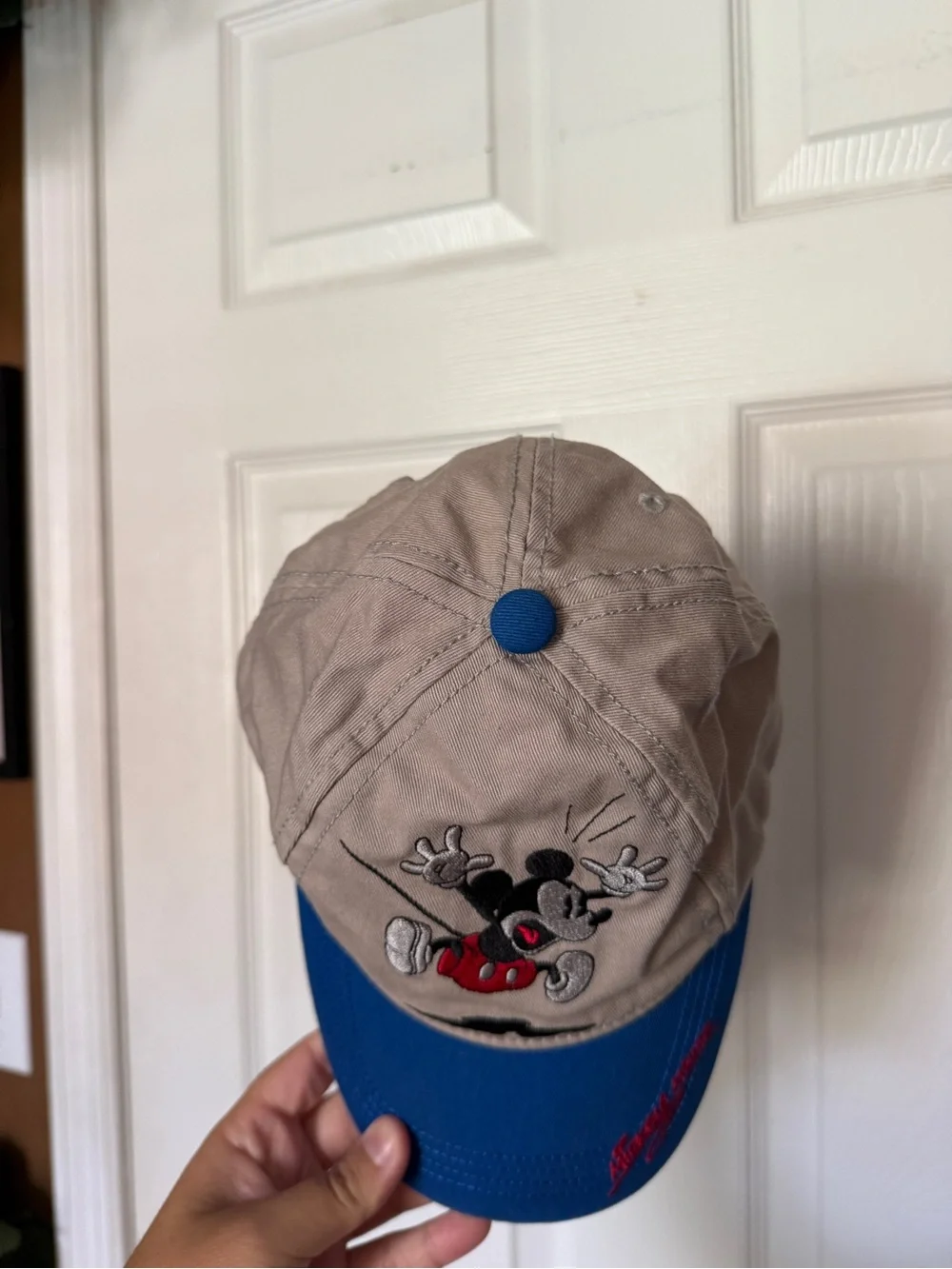 Disney Mickey Mouse Embroidered Baseball Hat / Youth Size